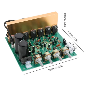 

New DX-2.1 Dual Home Theater AC18-24V DIY Supplies Large Power Audio Amplifier Board Channel High Power Subwoofer