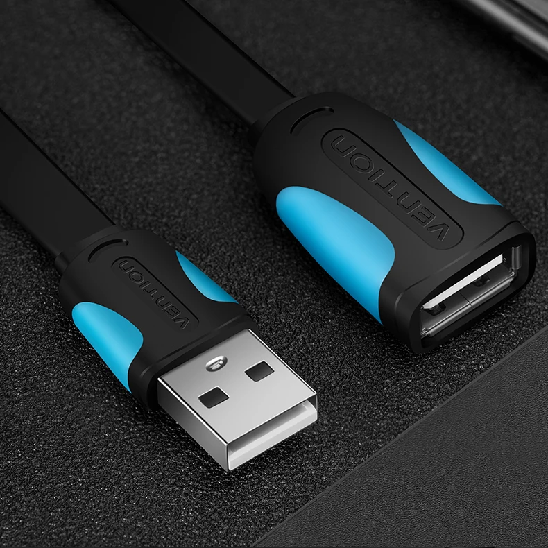 Vention USB2.0 УДЛИНИТЕЛЬ для мужчин и женщин супер скорость USB кабель для передачи данных удлинитель для ПК клавиатура принтер мышь компьютерный кабель