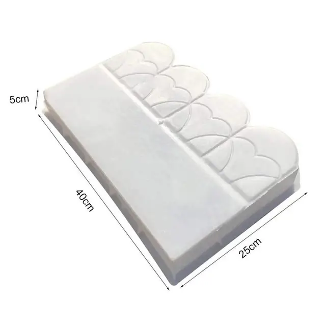 40 Cm Kerti Kerítés Penész Beton Tégla Diy Penészek Séta Készítő Újrafelhasználható Cement Járda Sétány Kövek Kert - Image 6