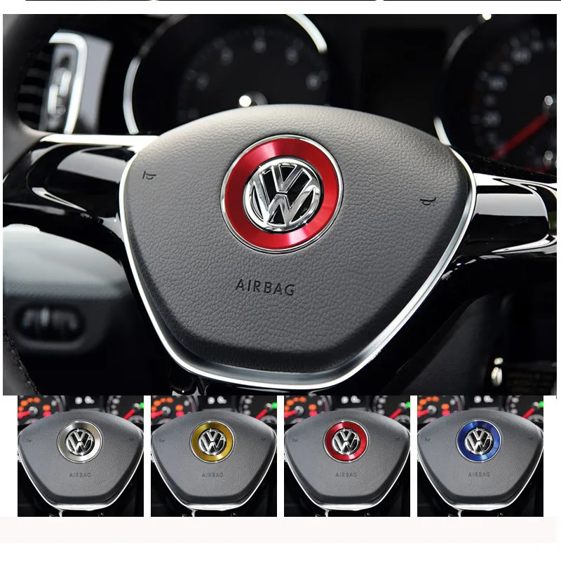 

Car Steering Wheel Emblem fit for 2011-2016 VW Volkswagen golf 6 golf 7 POLO CC Tiguan PASSAT TOURAN Scirocco BEETLE