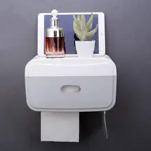 Держатель для туалетной бумаги, стойка для ванной комнаты, органайзер, настенные бумажные салфетки в рулонах, коробка для хранения полотенец, водонепроницаемый