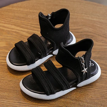 

Children's Sandals For Toddlers Boys Fashion Brand Kids Shoes Sports Casual Student Leather Sandals Soft Non-slip Size 26-36