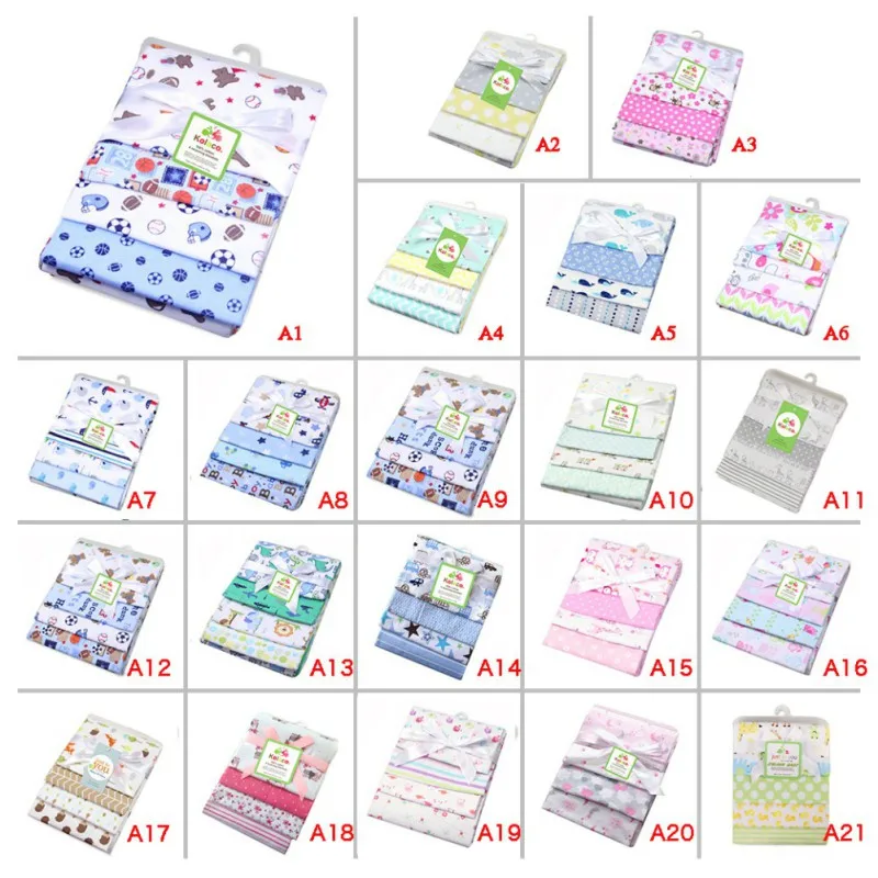 

4pcs/lot newborn Crib baby bed sheet bedding set crib sheets cot linen 100% cotton Flannel printing baby blanket Cartoon Animal