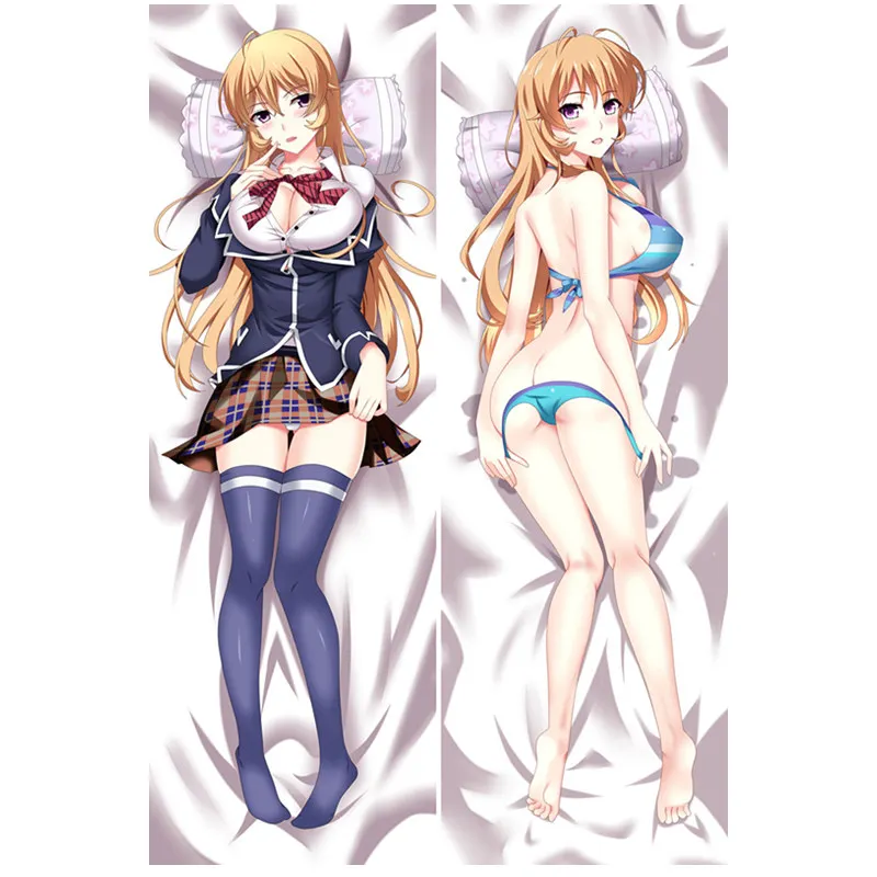 Аниме продовольственные войны! кулинарные поединки сомы Наволочки Dakimakura случае сексуальная девушка 3D двухсторонние постельные принадлежности обнимая Наволочки для подушек FC01A - Цвет: 2WAY