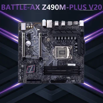 

COLORFUL BATTLE-AX Z490M-PLUS V20 Motherboard DDR4 Dual Channel SATA3.0 6Gb/S 2400/213Hz for LGA1200 Interface
