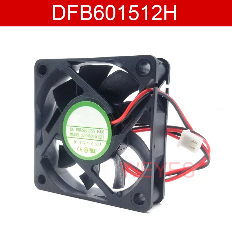 Подлинный новый вентилятор охлаждения DFB601512H DC 12V 0.25A с двумя линиями | Компьютеры