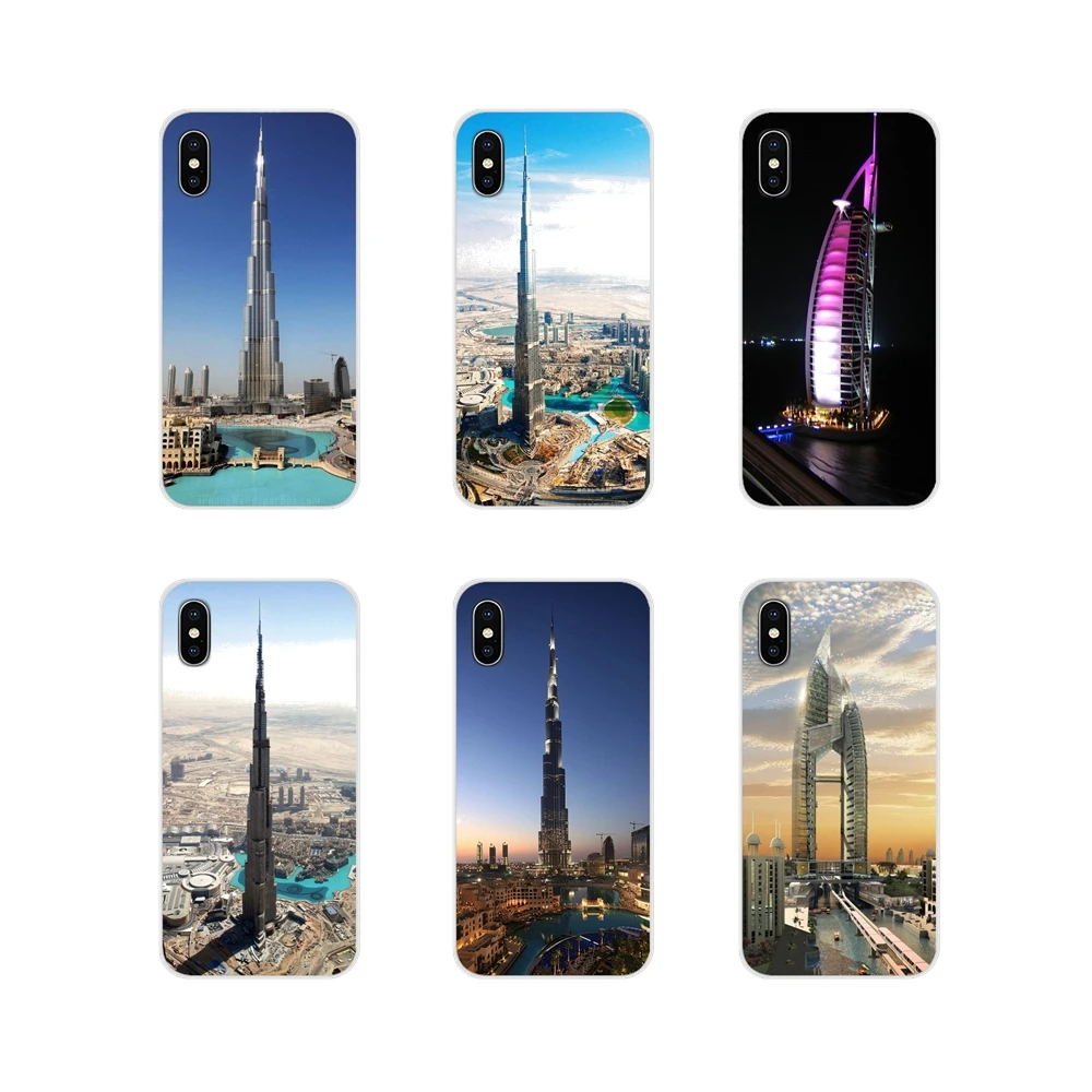 Дубай город архитектурный пейзаж 5 для samsung Galaxy S3 S4 S5 Mini S6 S7 Edge S8 S9 S10 Lite Plus Note 4 8 9