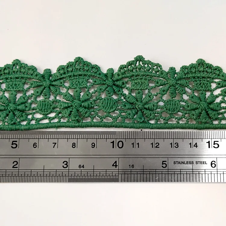 1Yard-Best-Selling-Latest-Lace-Fabric-3-8cn-Lace-Ribbon-Cotton-Guipure-Green-Lace-Fabric-Applique (4)