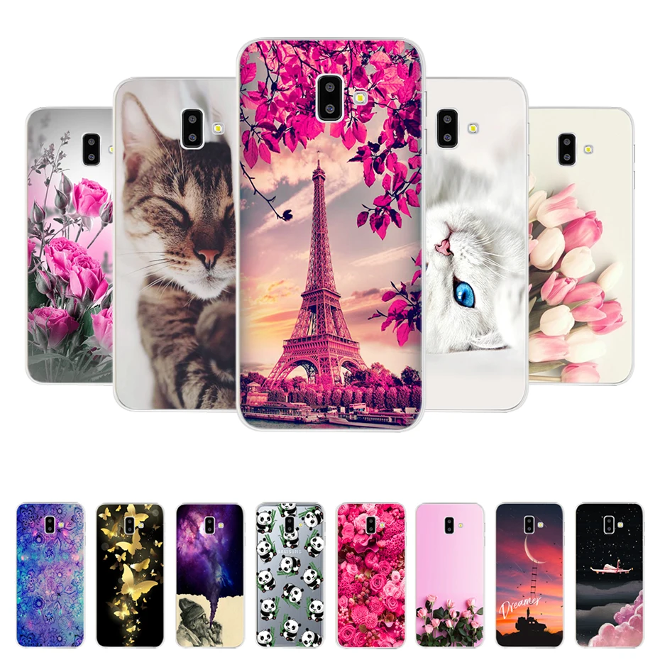Artistic TPU Silicone Soft Back Phone Case Cover