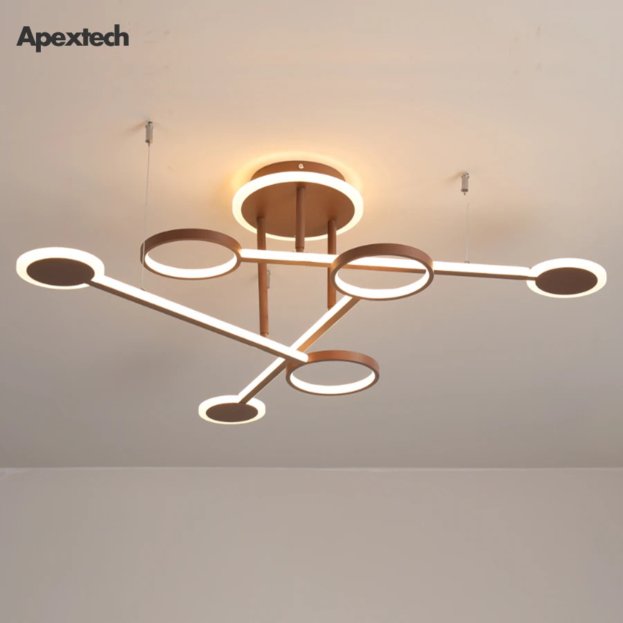 

LED Chandelier Lights Ceiling Lamp Post-modern Nordic Style Living dining room Lighting Fixture Art Deco Hanging Lights