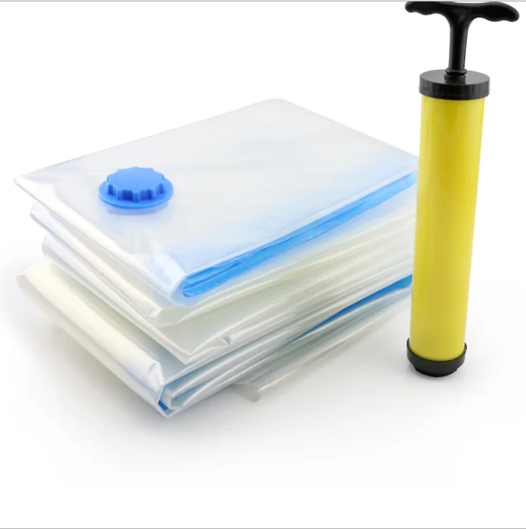 Vacuum Compressed Bags Hand Pump Color Random Manual Compression Bags