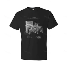Hollerith máquina de tabulação camisa computador laboratório t tecnologia retro