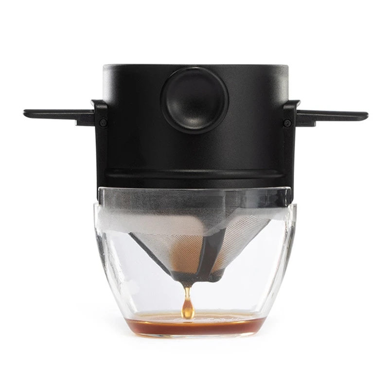 

Coffee Filter Portable 304 Stainless Steel Drip Coffee Tea Holder Funnel Baskets Reusable Stand Coffee Filter
