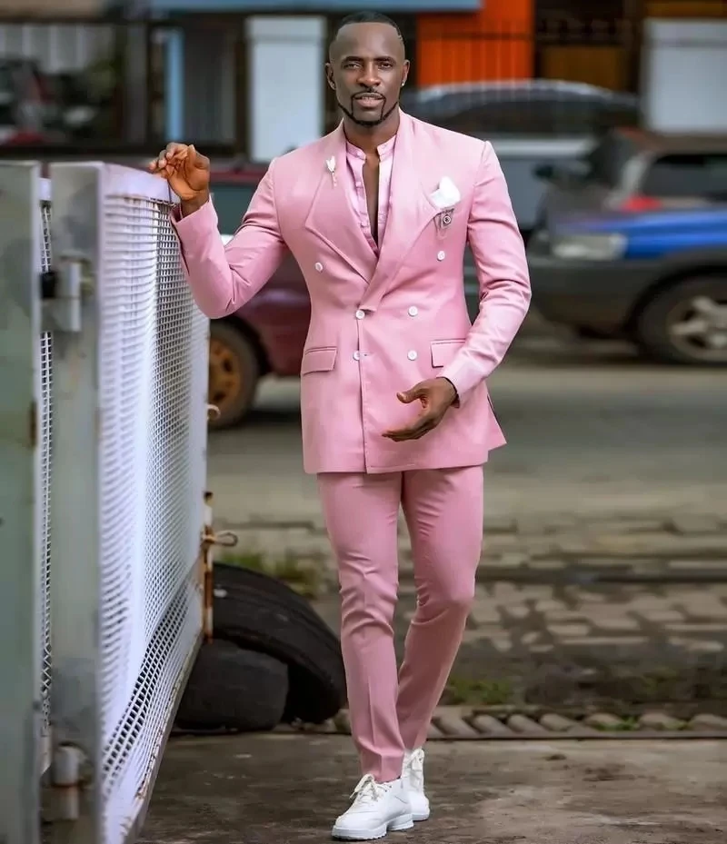 Fashion Mens 3 Piece Suit Tuxedo Blazer 