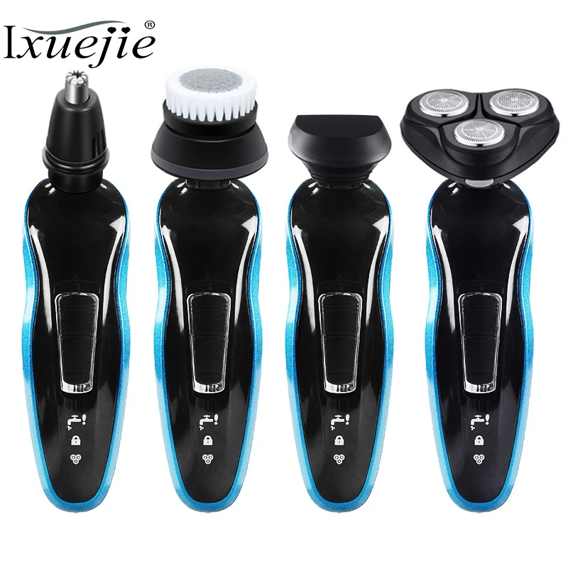 

IXueJie 4In1 Multifunctional Electric Shaver for Men Professional Waterproof Razor Rechargeable Shaving Machine Beard Trimmer