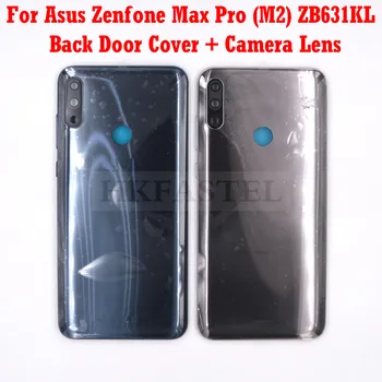 

New Original ZB631KL housing For Asus Zenfone Max Pro (M2) ZB631KL Back Cover Battery Door Camera Lens With Power volume Button