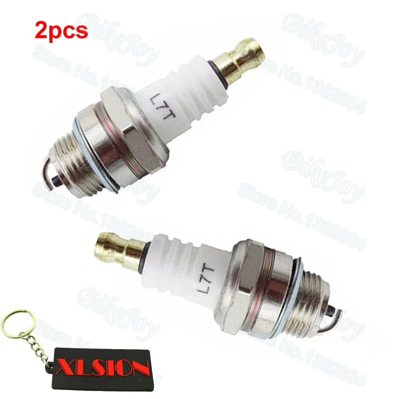 2pcs/pack L7T Ignition Spark Plug 47cc 49cc 2 Stroke ATV Quad Go Kart Tricycle Dirt Pocket Mini Moto Bike Motorcycle Parts | Автомобили и