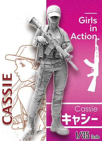1/35 Hana girls in action Resin Model Kits non peinte GK non assemblé 