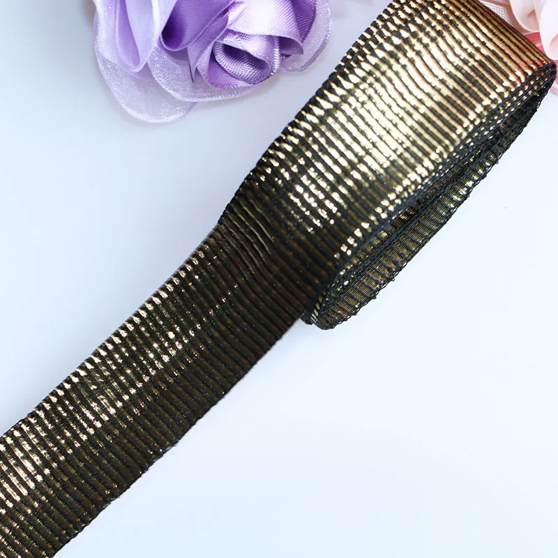 5 ярдов/рулон) постепенная Радуга полосы grosgrain лента оберточная бумага с принтом декорации с лентой ленты(28 мм