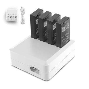 

Charger 4 in 1 Multi Battery Charging Hub for DJI Ryze Tello Drone Intelligent Flight Battery 1100mAh Quick Charging Chargers