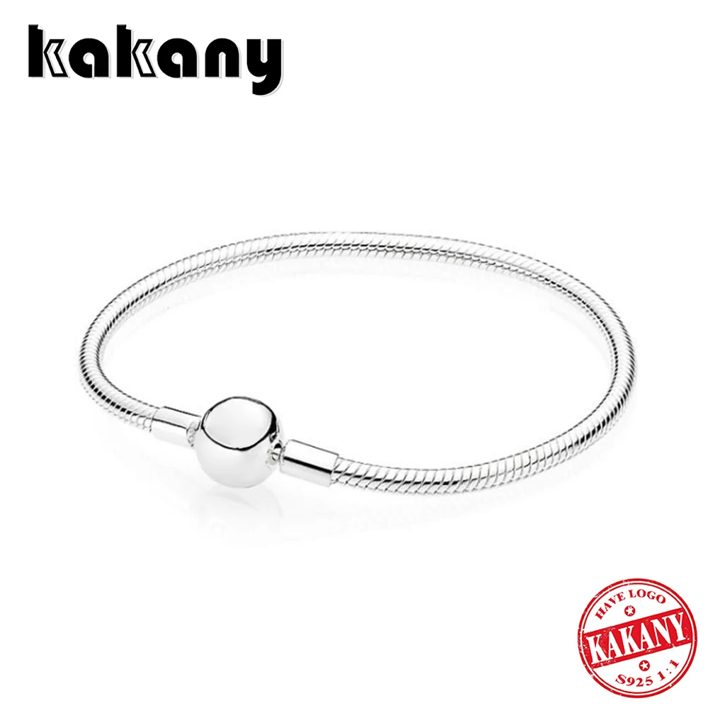 Kakany 925 пробы Серебряный высококачественный 1:1 элегантный браслет "Момент" Праздничный Подарок Модные женские ювелирные изделия