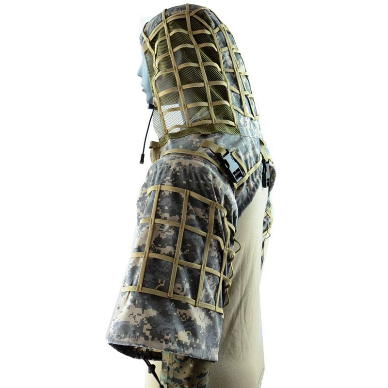 Sniper Ghillie Suit Foundation, Ripstop, камуфляж тактический Ghillie Hood