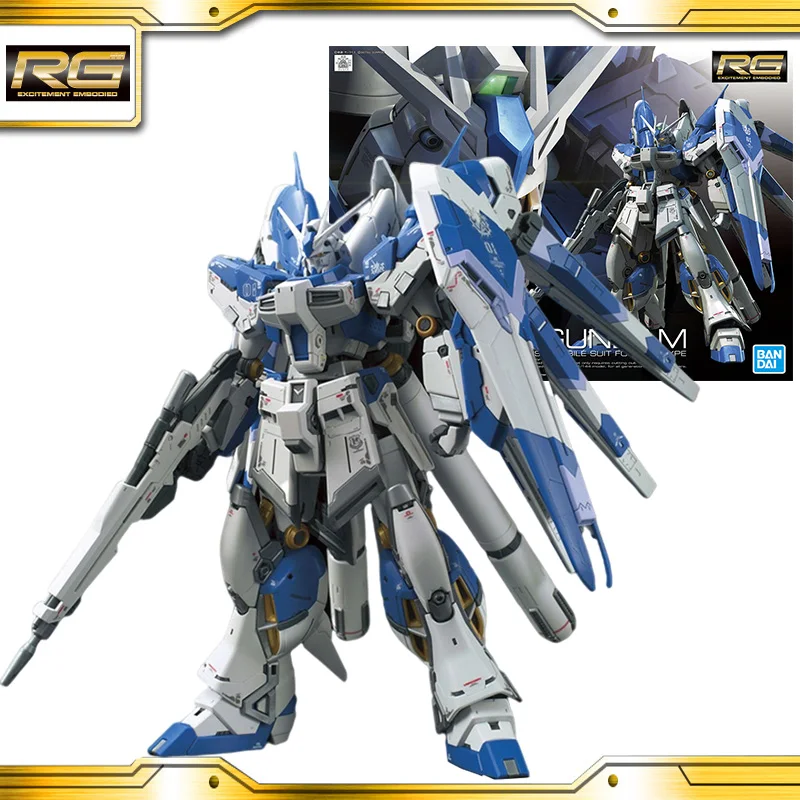 Оригинальная модель BANDAI GUNDAM RG 1/144 RX-93-V2 Hi-v игрушек из ПВХ | Игрушки и хобби