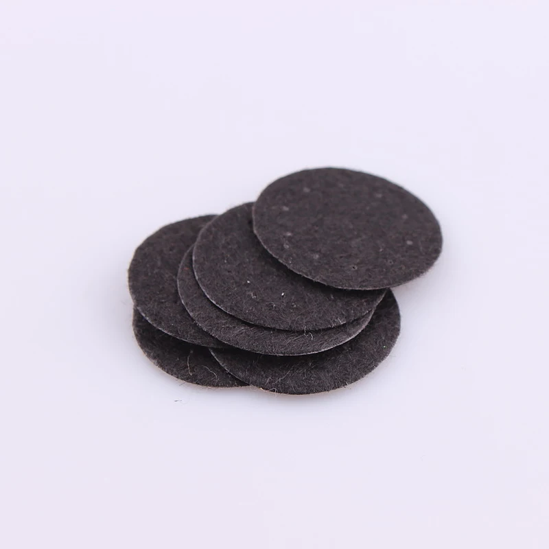 100PCS 25/30/40mm white and black round felt cloth pad patch scrapbook DIY handmade accessories round felt cloth decoration