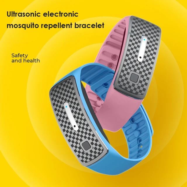 Ultrahangos Szúnyogtaszító Elektronikus Karkötő Usb Újratölthető Kültéri Szúnyoggyilkos Kártevő Rovarok Vezérlő Csukló - Image 3