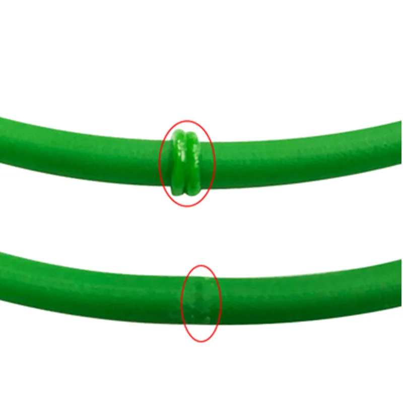 1 м полиуретановый ремень, ПУ кожа, круглый ремень с зеленым поясом 3/4/5/6 мм