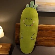 Le coton ultra doux carotte transformé en oreiller animal, jouets en peluche coque en cuir semi fini amovible et lavable