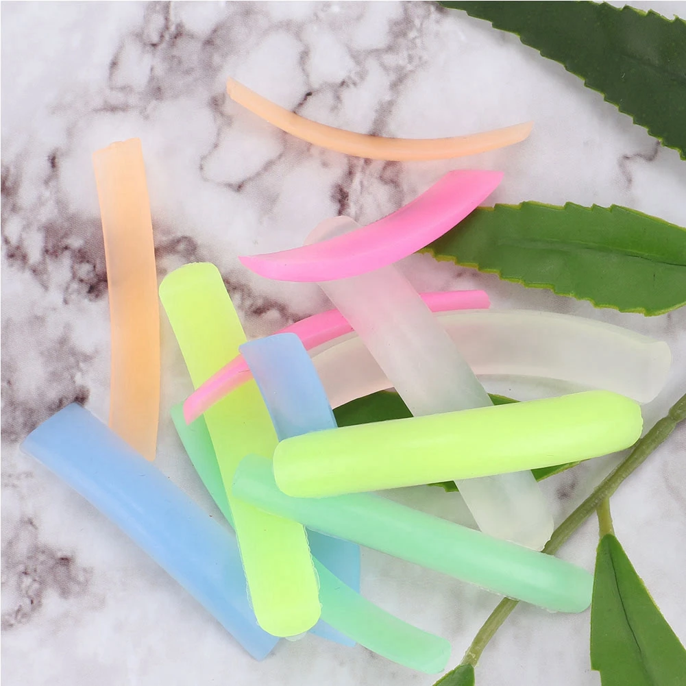 6 Pairs Silicone False Eyelash Curling Patch Lifting Fake Eye Lashes Pad Perm Curler Curling Root Lifting False Fake Eyelash Pad