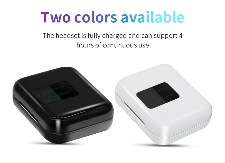 SOHOKDA For Mi 10 Pro For Android 10 IOS 14 L12True Wireless Bluetooth Headset Human Physics Design Portable Sports Mini Headset