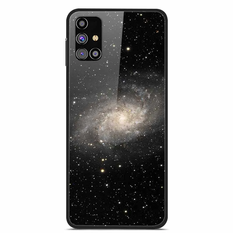 Luxury Tempered Glass Hard Back Cover for Samsung Galaxy - Premium Phone Case Shell