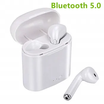 

i7s TWS Bluetooth Earphones Wireless Headset Stereo Cordless Earphone Sport Earbuds With Mic For Smart Phone in-Ear For Android