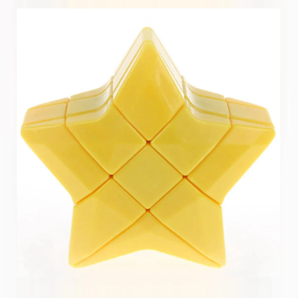 IQ-Cubes YJ пятиугольник странной формы 3x3 куб высокоскоростной куб головоломка магические профессиональные обучающие кубики Magicos детские игрушки - Цвет: Yellow