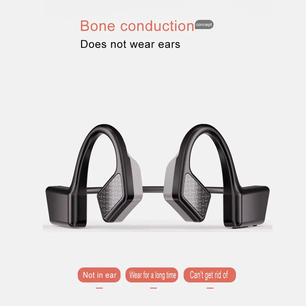 2020 New Headphones With Bone Conduction Earphones Bluetooth Earphone Wireless Blutooth Headset TWS Sports Waterproof Earbuds