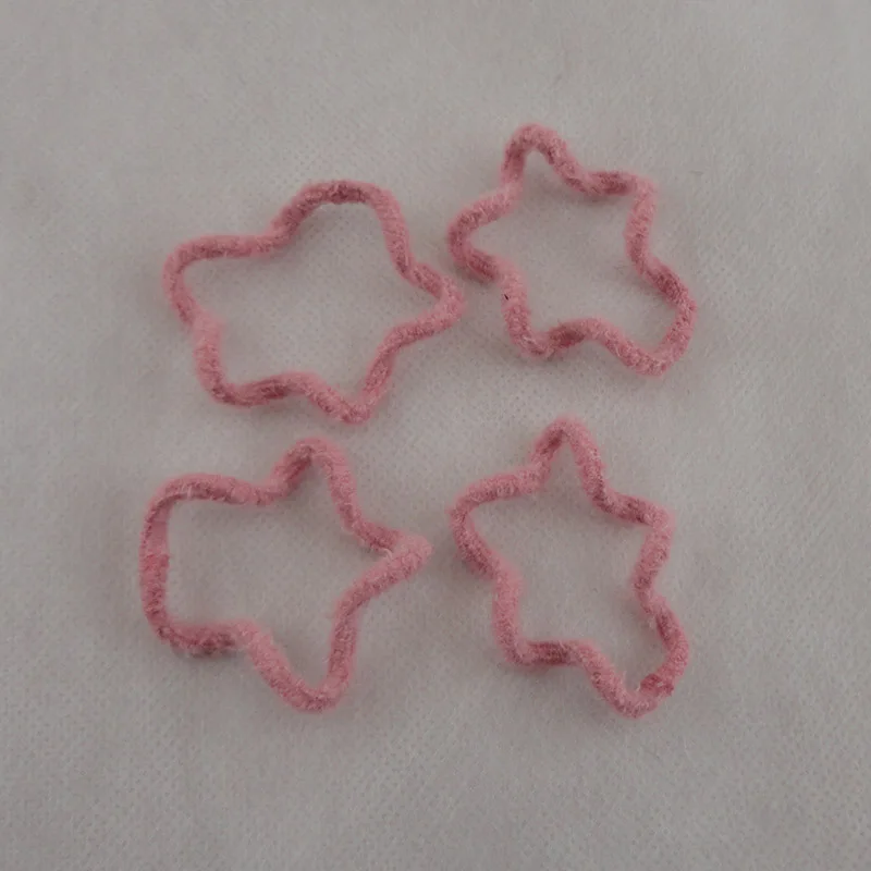 Pink hairband 50 шт., 4,0 см, бархатные шнуры для телефона, эластичные резинки для волос, Детские эластичные резинки для волос, веревки, крученые резинки для волос, аксессуары для волос - Цвет: Pink hairband
