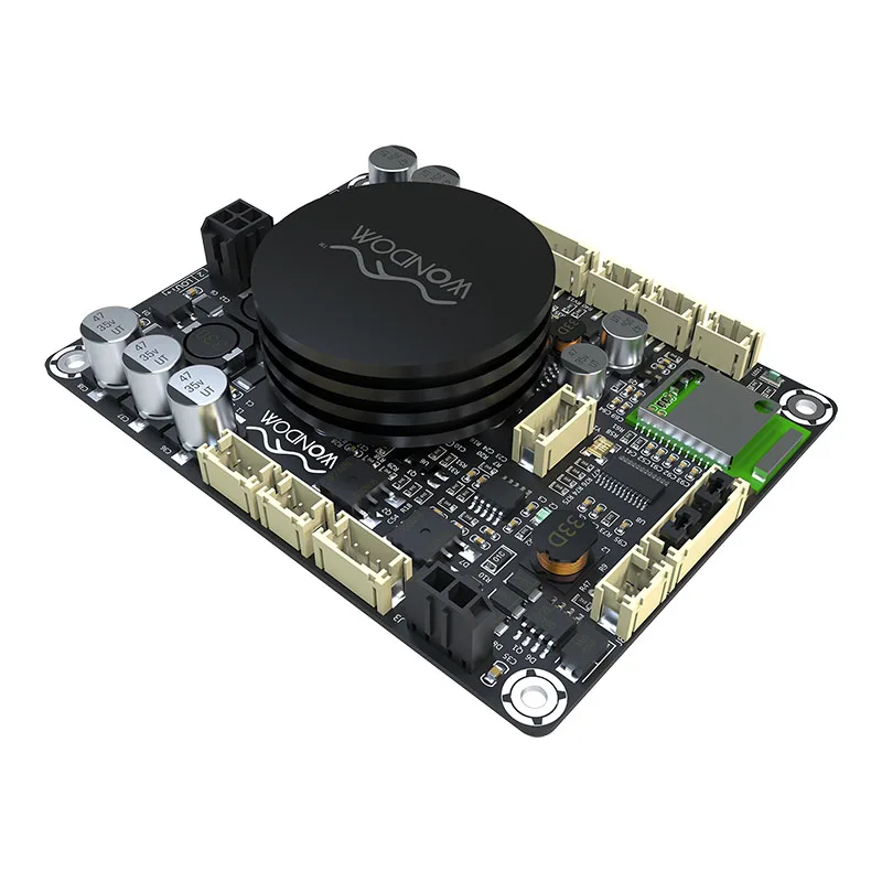 2 x 50W Class D audio power amplifier with DSP Bluetooth 5.0 power amplifier board diy speaker JAB2-250v2 4