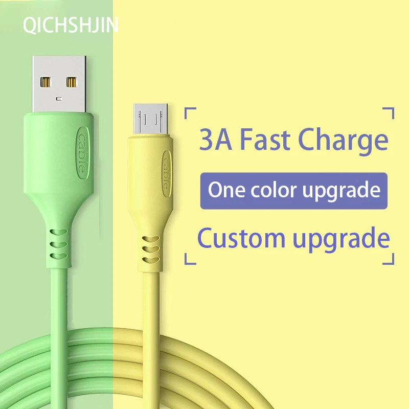 

Micro USB Type C Cable For Samsung Huawei Xiaomi Android Fast Charging Magnet Charger Liquid charge Cable Mobile Phone Cord Wire