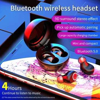 

B-10 TWS Earbuds Wireless bluetooth earphones Touch Control Stereo Cordless Headset For iPhone Smart Phone With Charging Box