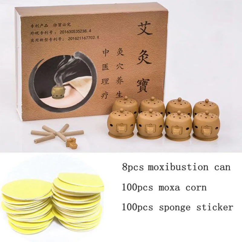 Moxibustion Box Chinese Moxa Sticks Burner Heating Acupuncture Point Chinese 
