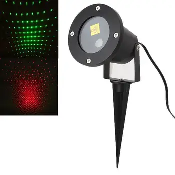 

Waterproof Outdoor Garden Projector R&G Stars Laser Xmas Light w/ Remote u
