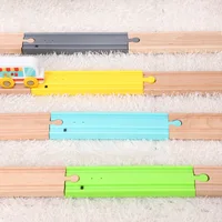 Vocal Track Trap Touch Simulation Train Sound Track Wooden Train Track All Brands Trains Railway Toys for Kids 1