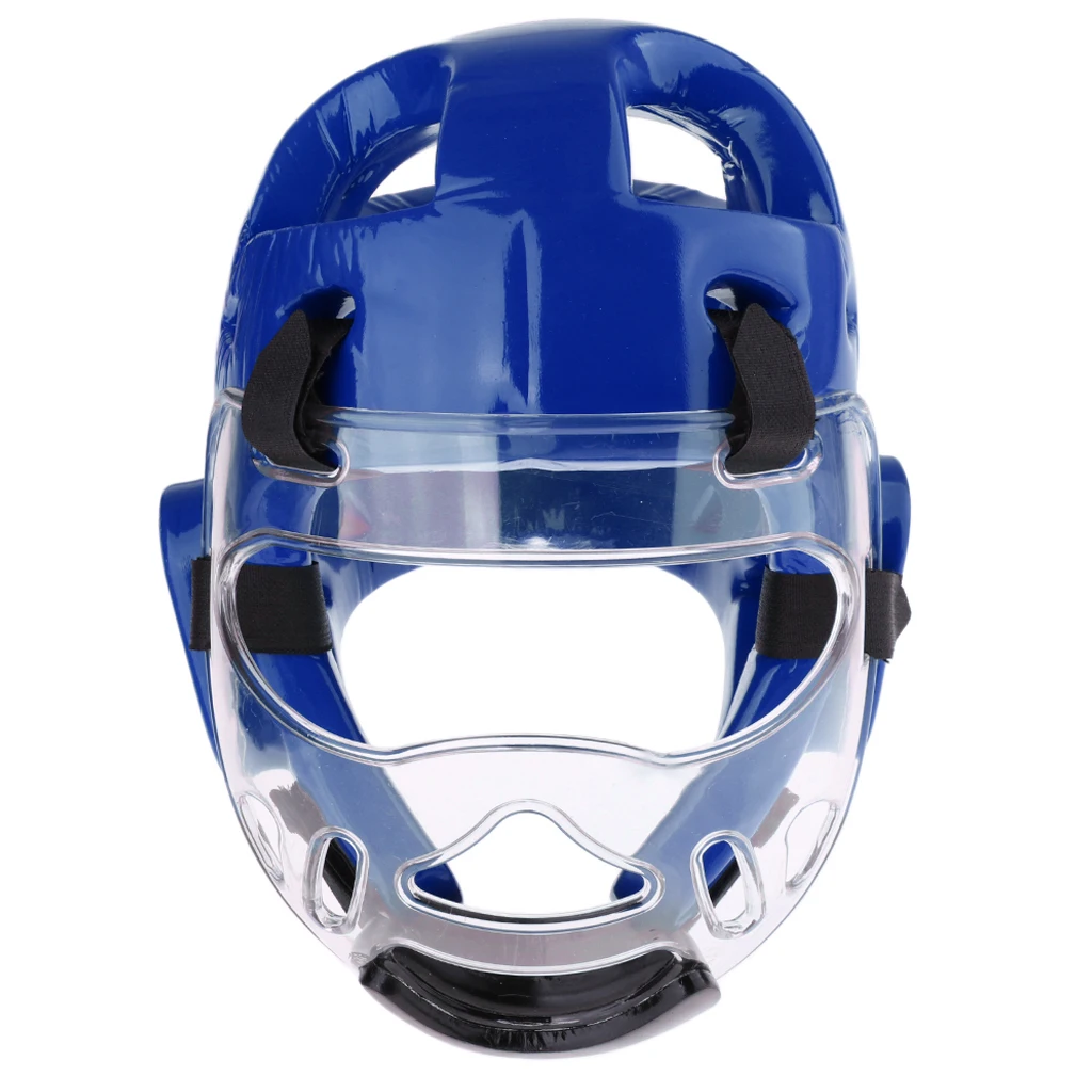 Kids Youth PU MMA Boxing Helmet Muay Thai Head Face Guard Karate Taekwondo Training Headgear for Boys Girls