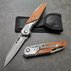 Couteau de poche tactique pliant en acier 57HRC, couteaux de survie et de Camping, 200mm (7.9 ''), lame 5Cr15, outils EDC, couteaux tactiques 