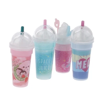 

1:12 Mini Cute Drink Bottles Ice-cream Coffee Cup Drink Model Toys Doll Food Decor Toy Dollhouse Dolls Accessories