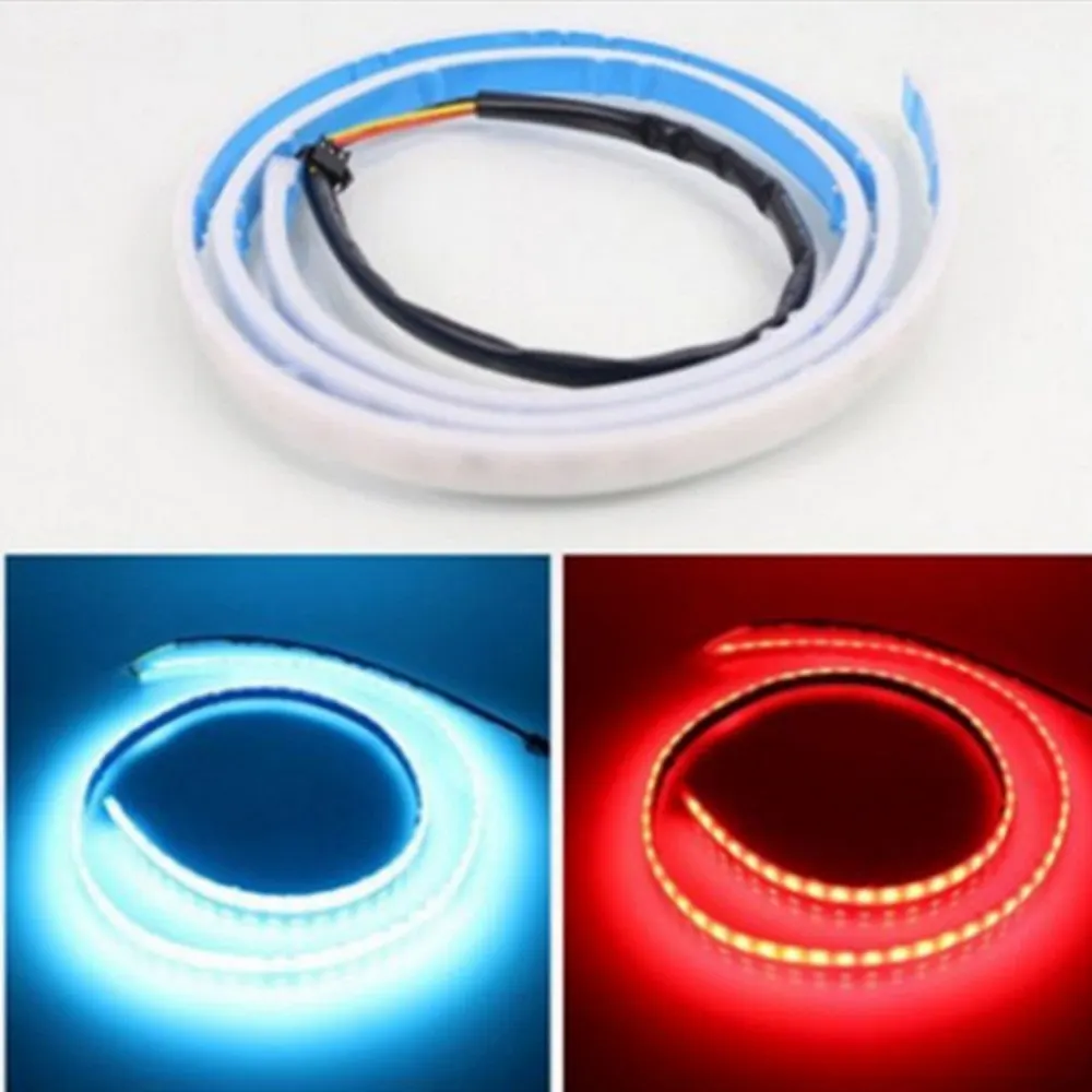 

Car Led Taillight 5 mode 12V Tail Box Edge Light Tail Box Light Multi-Mode Dimming Streamer Daytime Running Lights