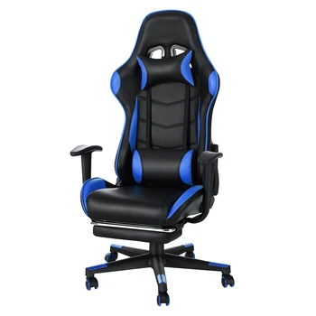 

High Grade Office Chair Home Racing Game Computer Chairs Reclining Seating Stable casters Soft Leather with Footrest