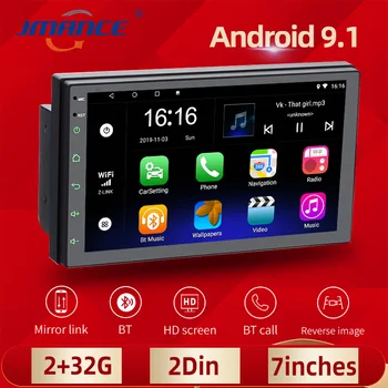 

JMANCE Car Radio Android Player 2 Din GPS Multimedia Autoradio 7'' Touch Screen Bluetooth FM WIFI Stereo Mirrorlink For Toyota